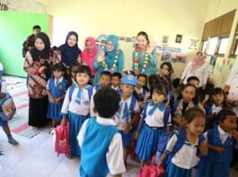 Bunda PAUD Jateng Nawal Arafah Yasin ketika di TK Mutiara Purworejo