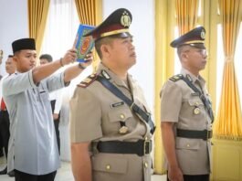 Polres Tegal Kota ketika sertijab