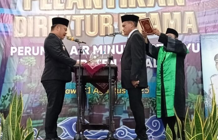 Pelantikan Dirut Perumda Air Minum Tirta Ayu Tegal 2025–2029
