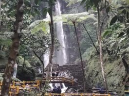 Lokasi wisata Air Terjun Jumog yang berada di Desa Berjo, masih menjadi salah satu tujuan utama wisatawan.