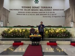 Gladi bersih Wisuda UIN Walisongo Semarang Periode Agustus 2025. (Foto : UIN Walisongo Semarang)