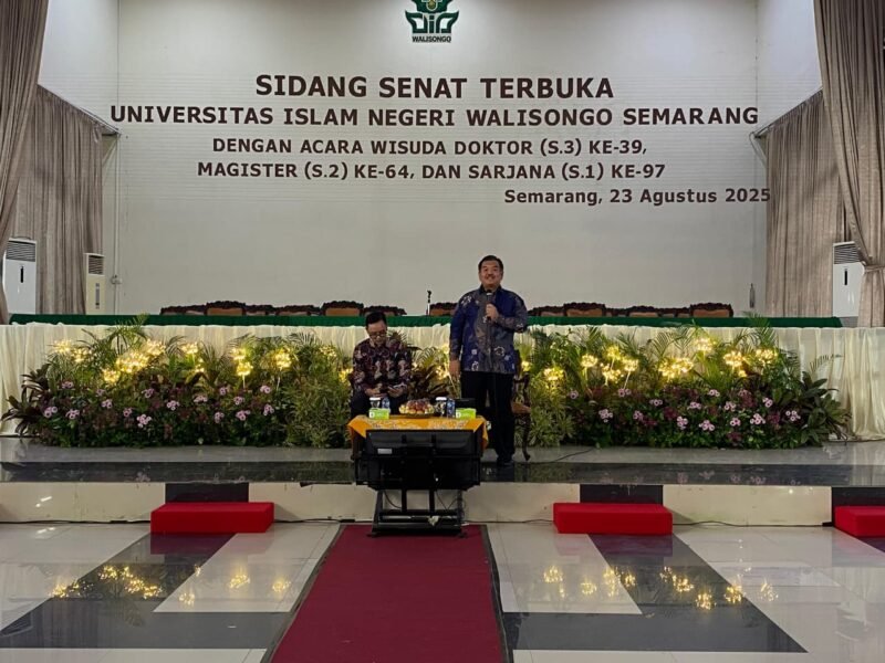 UIN Walisongo Semarang Gladi bersih Wisuda UIN Walisongo Semarang Periode Agustus 2025. (Foto : UIN Walisongo Semarang)
