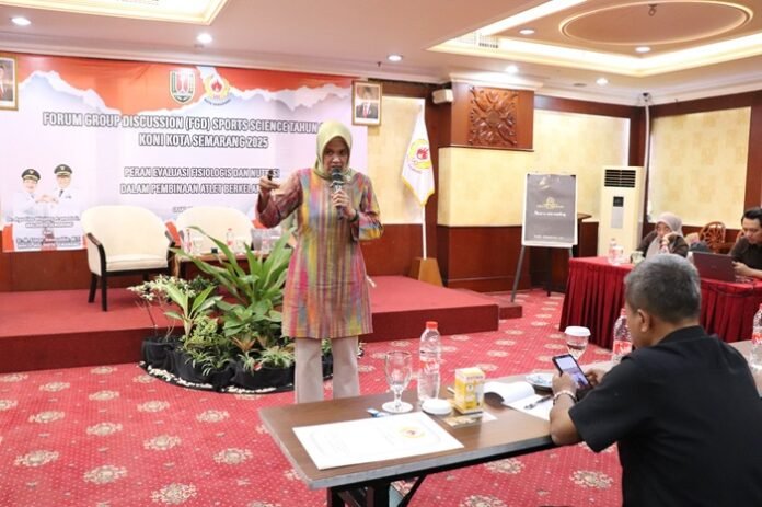 KONI Kota Semarang ketika menggelar FGD