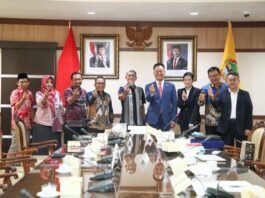 Sekda Jateng Sumarno ketika menerima kunjungan delegasi Universitas Seowon di Kantor Gubernur Jateng, Selasa (26/8/2025).