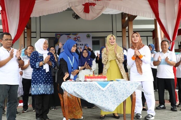 Bunda PAUD Jateng Nawal Arafah Yasin ketika di HUT ke 20 Himpaudi Boyolali, Jumat (29/8/2025)
