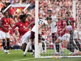 Gol Arsenal lawan Manchester United