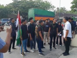 Audiensi HMI Demak bersama jajaran Polres Demak. (Foto : Sam)