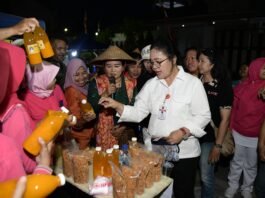 Pasar tiban UMKM Lamper Lor, Sabtu (30/08/2025). (Foto : Dok Pemkot Semarang)