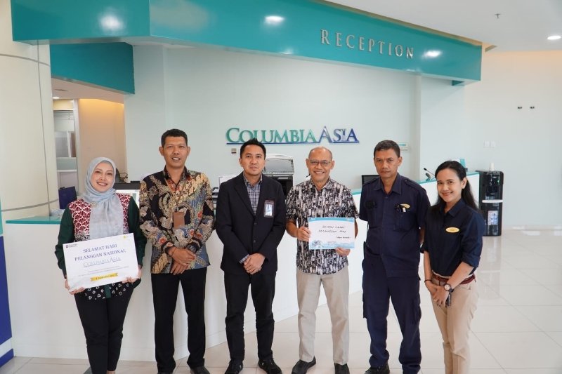 PLN UP2D Jateng dan DIY PLN UP2D Jawa Tengah & DIY bersama PLN UP3 Semarang melakukan kunjungan ke Rumah Sakit Columbia Asia