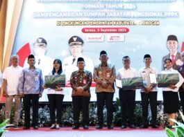 Bupati Grobogan bersama jajaran pejabat Pemkab Grobogan. (Foto : Dok Bank Jateng)