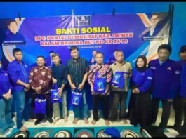 Syukuran HUT ke-24 Partai Demokrat. (Foto : Sam)