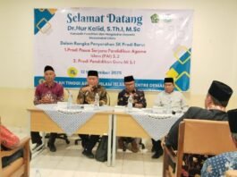 STAI Demak terima SK Prodi Baru S2 PAI dan S1 PGMI dari Diktis Kemenag RI, di Aula Kampus. (Foto: Sam)