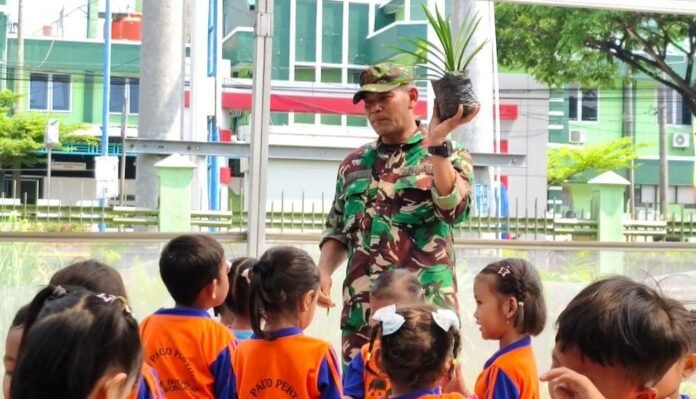 Anak-anak Pos PAUD Pertiwi Desa Doreng. (Foto : Sam)