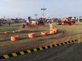 Trial Game Dirt 2025 di lapangan Gentan, Sukoharjo, Jumat (26/9/2025). (Foto : Iwan)