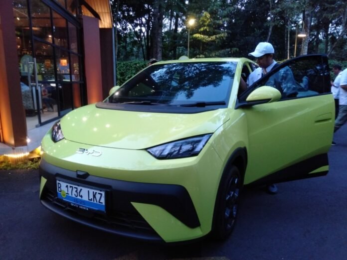 Test Drive BYD ATTO 1. (Foto : Dok JN)