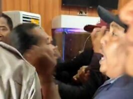 Kekerasan terhadap dua wartawan Pati. (Foto : Ist)