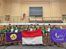 Tim paduan suara ini berhasil meraih gelar Grand Prix Winner pada ajang bergengsi 43rd International Choir Competition Prof. Georgi Dimitrov 2025