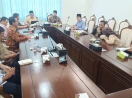 Rapat persiapan pelaksanaan kegiatan istighotsah, doa bersama, serta peringatan Maulid Nabi Muhammad SAW.. (Foto : Dok UIN Walisongo)