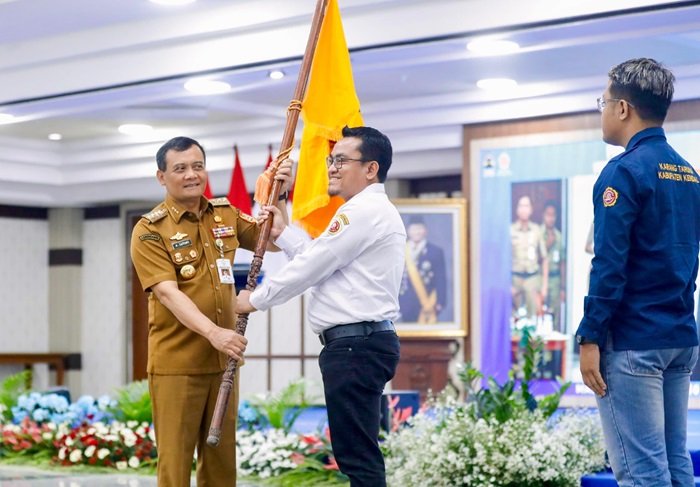 WhatsApp Image 2025-09-08 at 10.41.16 Gubernur Jateng Ahmad Luthfi saat mengukuhkan Forum Pengurus Karang Taruna Provinsi Jawa Tengah periode 2025–2030, di Gedung Gradhika Bhakti Praja