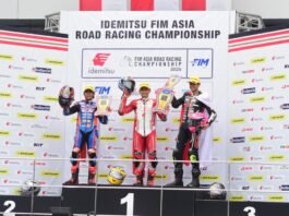 Race kedua di gelaran Asia Road Racing Champhionship (ARRC) 2025 seri kelima di Sepang International Circuit, Malaysia (11-12/10). (Foto : Dok Honda)