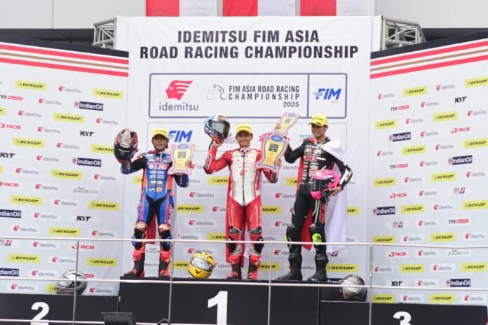 Race kedua di gelaran Asia Road Racing Champhionship (ARRC) 2025 seri kelima di Sepang International Circuit, Malaysia (11-12/10). (Foto : Dok Honda)