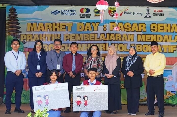 Bank Jateng Cabang Koordinator Surakarta berkolaborasi dengan SMK Negeri 1