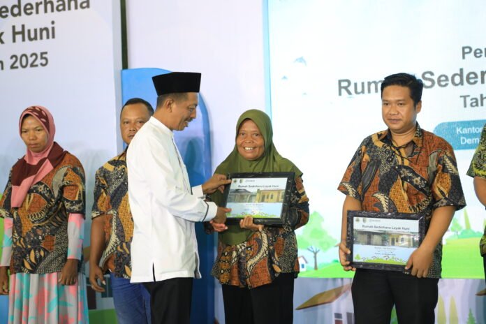 Rumah Sederhana Layak Huni (RSLH) di Kabupaten Demak, Jawa Tengah. (Foto : Dok Djarum)