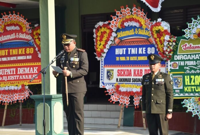 Dandim 0716/Demak Letkol Arm Dony Romansah. (Foto : Sam)
