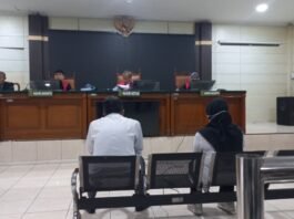Sidang putusan Eks Staf Anestesi Universitas Diponegoro (Undip) Sri Maryani. (Foto : Dok Undip)