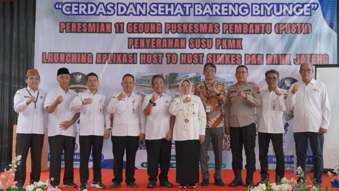 Peresmian 11 Puskesmas Pembantu (Pustu). (Foto : Dok Bank Jateng)