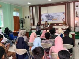 Kegiatan Fasilitasi Pembentukan dan Penguatan Kapasitas Forum Anak Tingkat Kecamatan di Aula Dinsos P2PA Demak. (Foto: Sam)
