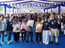 Program Pasar Murah Mandiri yang diikuti ribuan masyarakat serta pelaku UMKM lokal. (Foto : Dok Bank Mandiri)