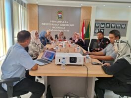 Kegiatan Koordinasi dan Konsultasi Program Kesehatan Ibu dan Anak (KIA) bersama POGI Kota Semarang. (Foto : Sam)