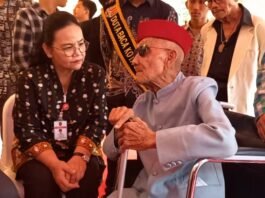 Wali Kota Semarang, Agustina Wilujeng Pramestuti di Lawang Sewu, Selasa (14/10/2025). (Foto:Kamal)