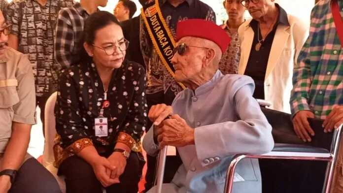 Wali Kota Semarang, Agustina Wilujeng Pramestuti di Lawang Sewu, Selasa (14/10/2025). (Foto:Kamal)
