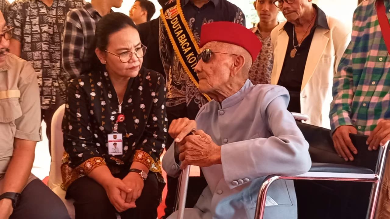 Agustina Wali Kota Semarang, Agustina Wilujeng Pramestuti di Lawang Sewu, Selasa (14/10/2025). (Foto:Kamal)