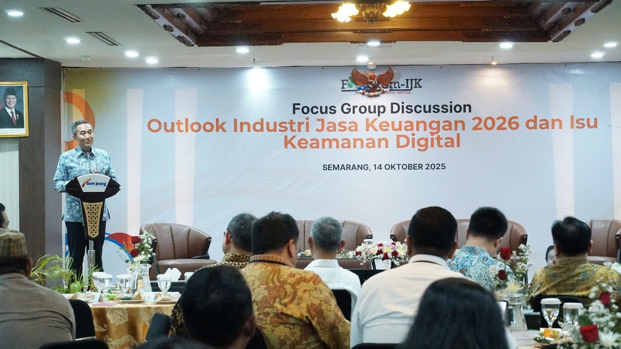 Bank Jateng Kepala OJK Jawa Tengah sekaligus Pembina Forkom IJK . (Foto : Dokumen)