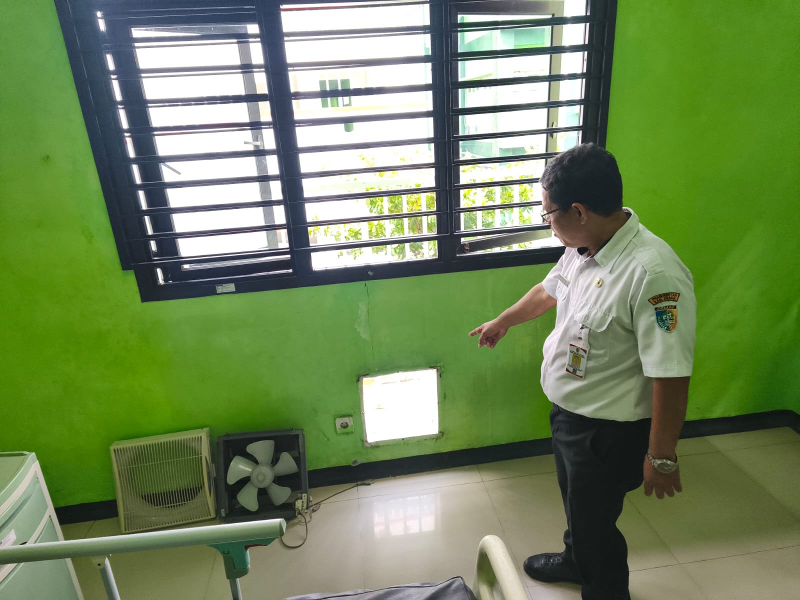 RSUD Sunan Kalijaga Seorang petugas RSUD Sunan Kalijaga Demak. (Foto : Sam)