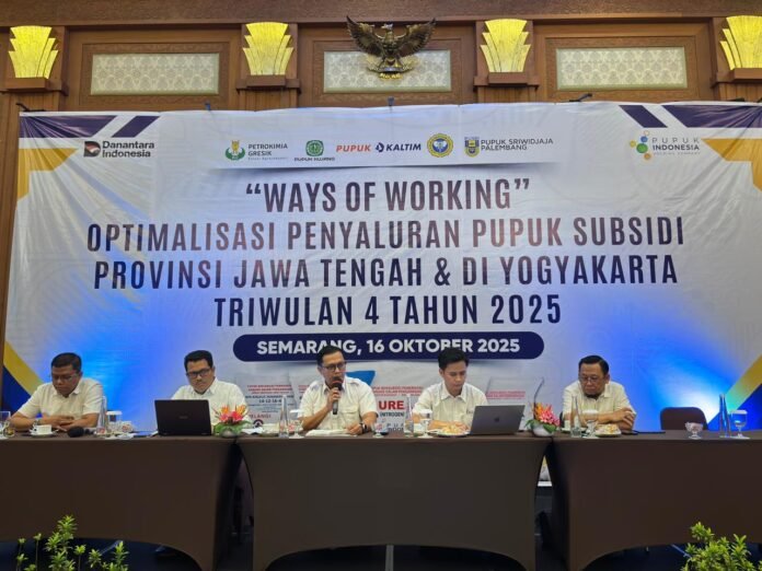 Koordinasi Optimalisasi Penyaluran Pupuk Bersubsidi. (Foto : Dok Pupuk Indonesia)