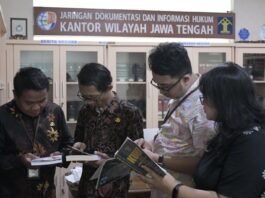 Studi ke Kantor Wilayah Kementerian Hukum (Kemenkum) Jawa Tengah pada Kamis (16/10/2025). (Foto : Dok Bawaslu