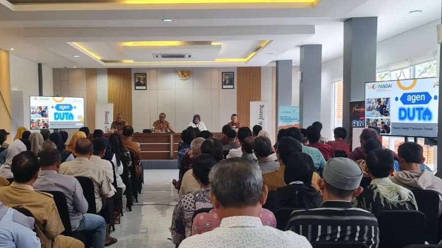 Bank Jateng Sosialisasi, Aktivasi, dan Pendampingan Agen Duta. (Foto : Dok Bank Jateng)