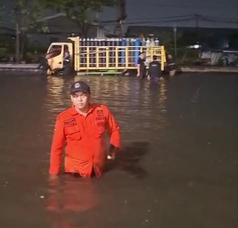 Semarang banjir Banjir Semarang, Jumat (24/10/2025) malam. (Foto:BPBD)