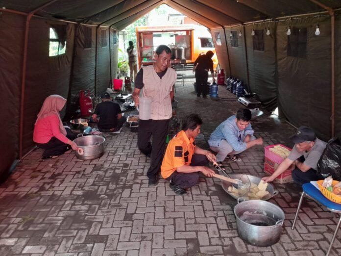 Dapur umum Dapur umum Pemkot Semarang. (Foto : Dok Pemkot Semarang)
