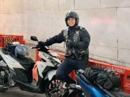 Honda Vario 150 warna putih. (Foto : Alif)