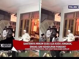Tangkapan layar cuplikan tayangan di Trans7