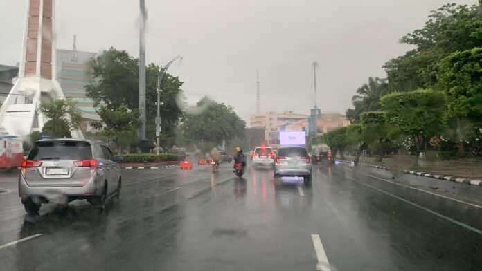 Hujan. (Foto : Dok Honda)