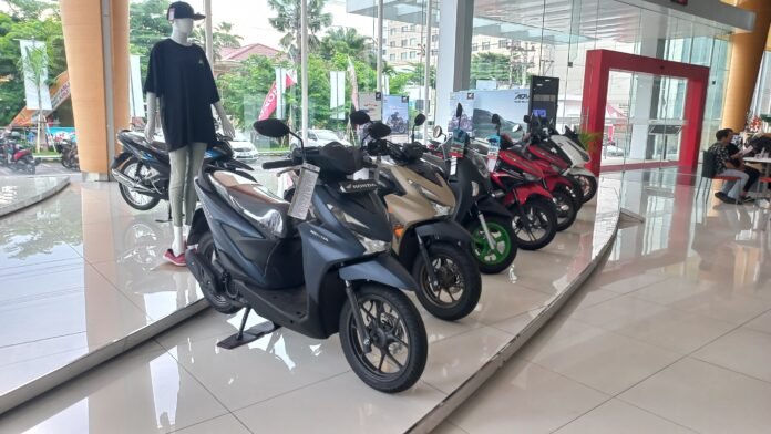 Honda BeAT di Astra Motor Jateng. (Foto : Alif)
