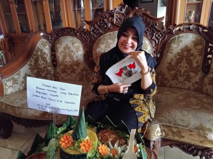 Mantan Bupati Karanganyar Rina Iriani. (Foto : Iwan)