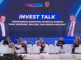 Agus Soelistyo Santoso dalam diskusi Semarang Bisnis Forum, Selasa (18/11/2025). (Foto : Dok JN)