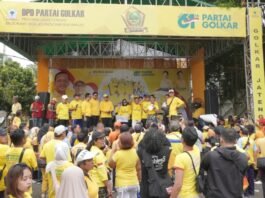Hari Ulang Tahun (HUT) Partai Golkar ke-61 yang digelar di Kota Semarang pada Minggu (23/11/2025)